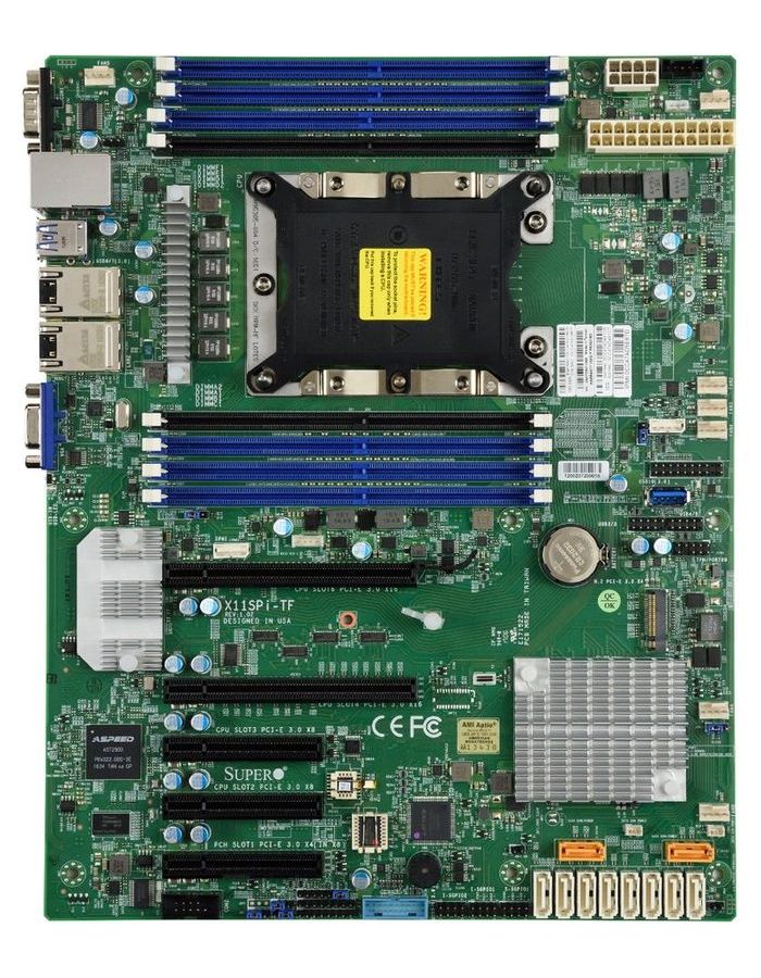 Материнская плата SuperMicro MBD-X11SPI-TF-B DDR4-2933MHz - фото 1