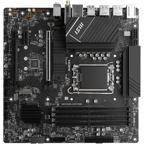 Материнская плата MSI PRO B760M-A WIFI, 4хDDR5 - фото 2