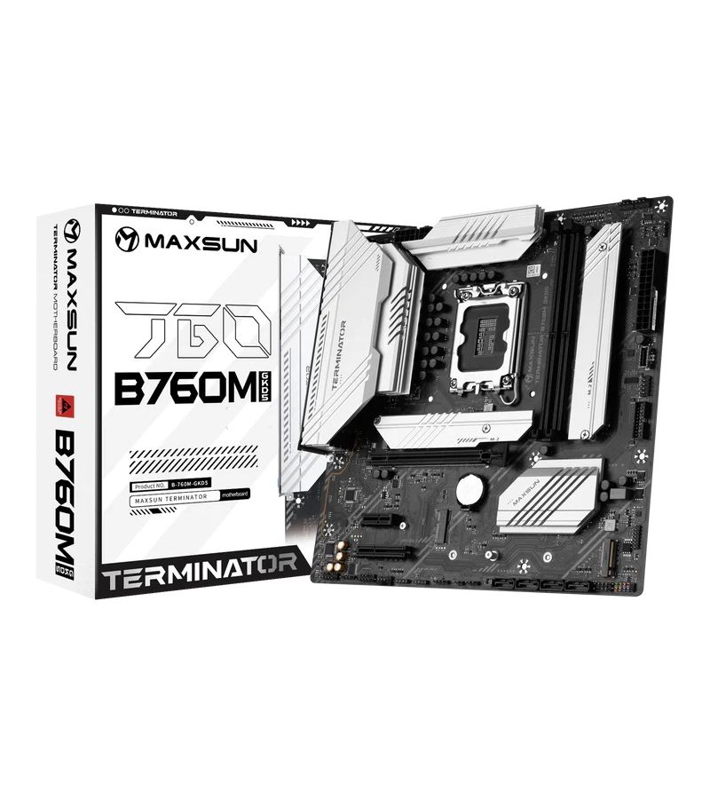 Материнская плата MAXSUN MS-Terminator B760M GKD5 DDR5 (6940709694589)