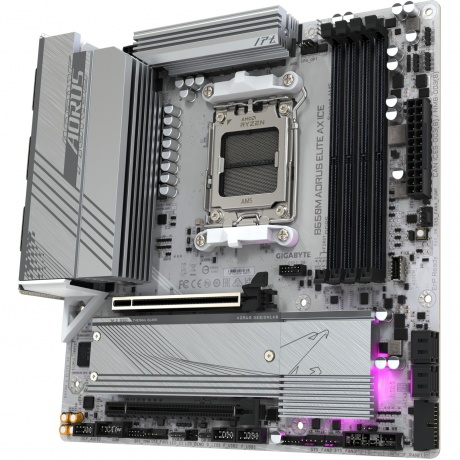 Материнская плата Gigabyte B650M AORUS ELITE AX ICE - фото 5