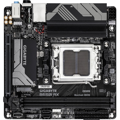 Материнская плата Gigabyte B650I AX, Socket AM5, 2xDDR5-5200 - фото 2