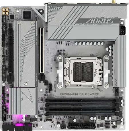 Материнская плата Gigabyte B650M A ELITE AX ICE