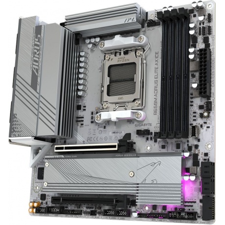 Материнская плата Gigabyte B650M A ELITE AX ICE - фото 4