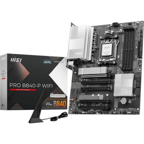 Материнская плата MSI PRO B840-P WIFI, 4DDR5 - фото 8