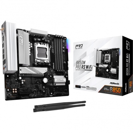 Материнская плата Asrock B850M PRO RS Socket AM5 AMD - фото 5