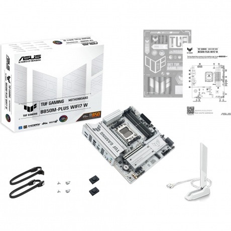 Материнская плата Asus TUF GAMING B850M-PLUS WIFI7 W - фото 10