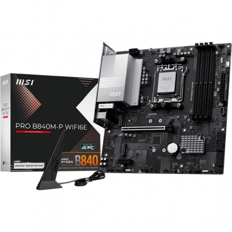 Материнская плата MSI PRO B840M-P WIFI6E - фото 2