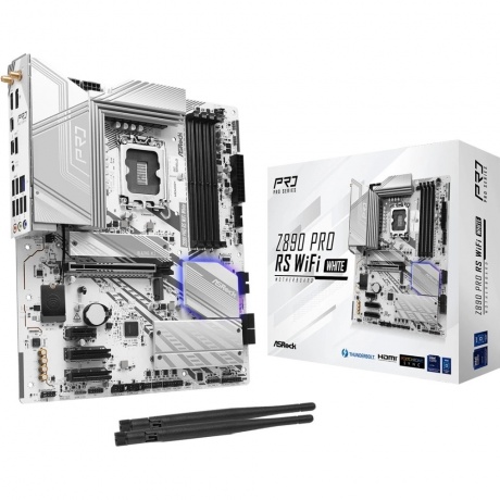 Материнская плата ASRock Z890 PRO RS WIFI WHITE RTL - фото 5