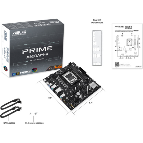 Материнская плата Asus Prime A620AM-K AM5 - фото 9