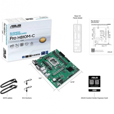 Материнская плата Asus PRO H810M-C-CSM LGA1851 - фото 8