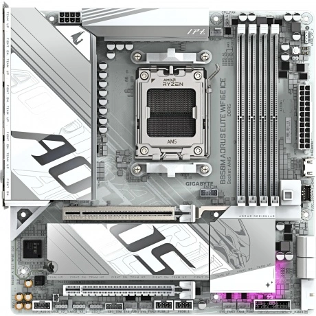 Материнская плата Gigabyte B850M AORUS ELITE WIFI6E ICE
