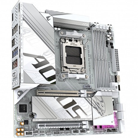 Материнская плата Gigabyte B850M AORUS ELITE WIFI6E ICE - фото 2