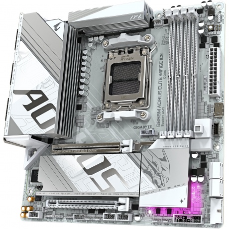 Материнская плата Gigabyte B850M AORUS ELITE WIFI6E ICE - фото 3