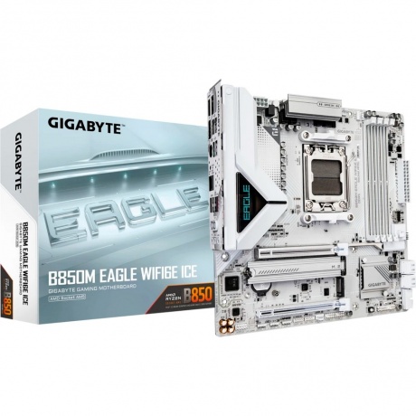 Материнская плата Gigabyte B850M EAGLE WIFI6E ICE - фото 4