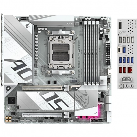 Материнская плата Gigabyte B860M AORUS ELITE WIFI6E ICE - фото 2
