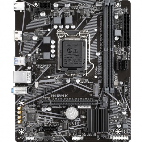 Материнская плата Gigabyte H410M K 2.0 - фото 1