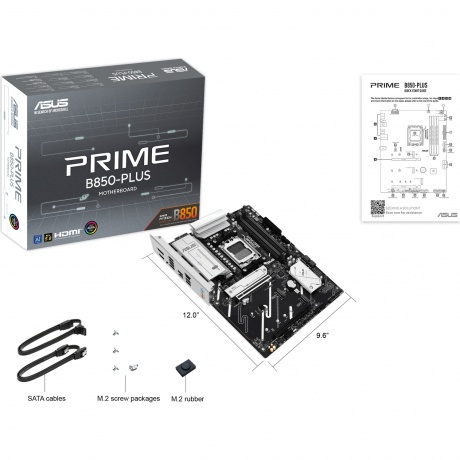 Материнская плата Asus PRIME B850-PLUS AM5 (90MB1LC0-M0EAY0) - фото 6