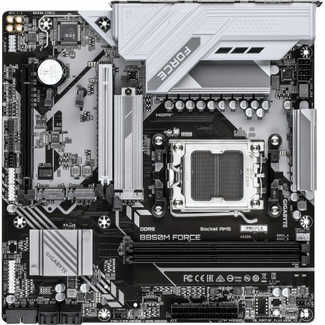 Материнская плата GIGABYTE B850M FORCE, AM5, B850, 2*DDR5 - фото 6