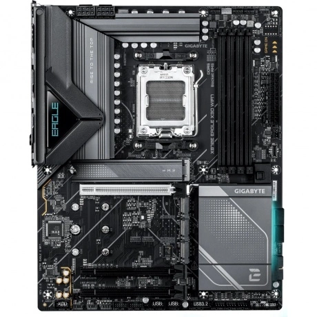 Материнская плата GIGABYTE X870E EAGLE X3D WIFI7, AM5, X870, 4*D...