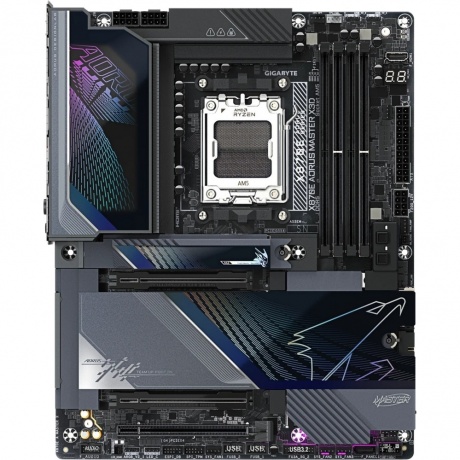 

Материнская плата GIGABYTE X870E AORUS MASTER X3D, AM5, X870, 4*DDR5