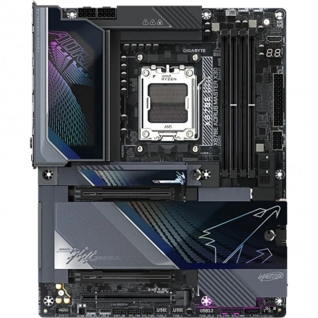 Материнская плата GIGABYTE X870E AORUS MASTER X3D, AM5, X870, 4*...