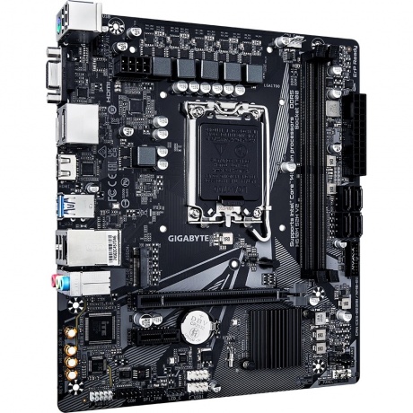 Материнская плата GIGABYTE H610M S2H, LGA1700, H610, 2*DDR5 - фото 2