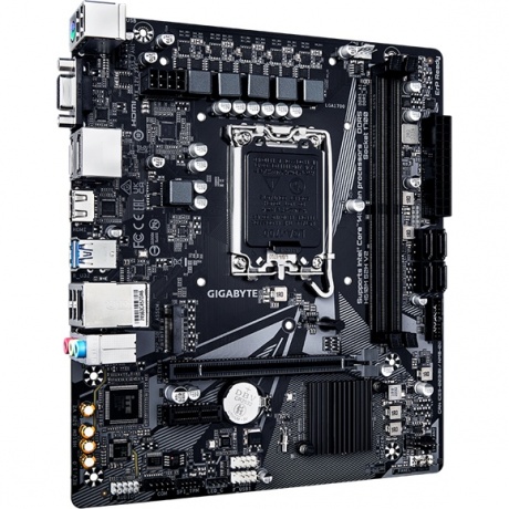 Материнская плата GIGABYTE H610M S2H, LGA1700, H610, 2*DDR5 - фото 7