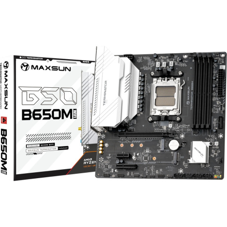 Материнская плата MAXSUN MS-Terminator B650M WIFI6, AM5, B650, 4*DDR5