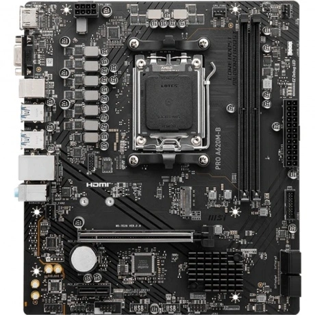 Материнская плата MSI PRO A620M-B,A620,AM5,2*DDR5