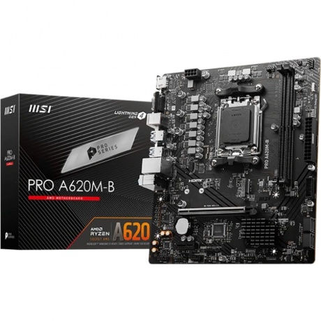Материнская плата MSI PRO A620M-B,A620,AM5,2*DDR5 - фото 5