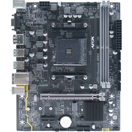 Материнская плата AFOX B550-MA-V4, AM4, AMD B550, 2xDDR4, 4xSATA...