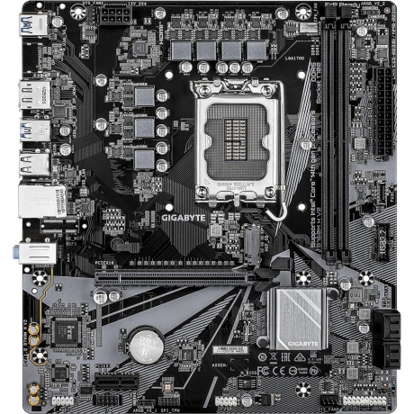 Материнская плата Gigabyte B760M-H V2, LGA 1700, Intel B760, 2xD...