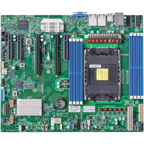 Материнская плата Supermicro MBD-X13SEI-TF-B 1xLGA-4677,Intel Xeon SP gen 4, Intel C741, 8x DDR5 4800/4400/4000 MHz. 2x10Gbe Base-T X550+1xMgmt LAN, 10xSATA3, 2xSATA-DOM, 4xUSB 3.2, 2xPCI-Ex16+3xPCI-E x8+2xMCIO x8, 2x фото