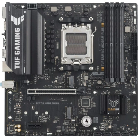 Материнская плата ASUS TUF GAMING A620AM-PLUS, AM5, A620A, 4*DDR...