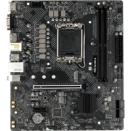 Материнская плата MSI PRO H610M-G DDR5 s1700,2DDR5,1PCI-Ex16,1PC...