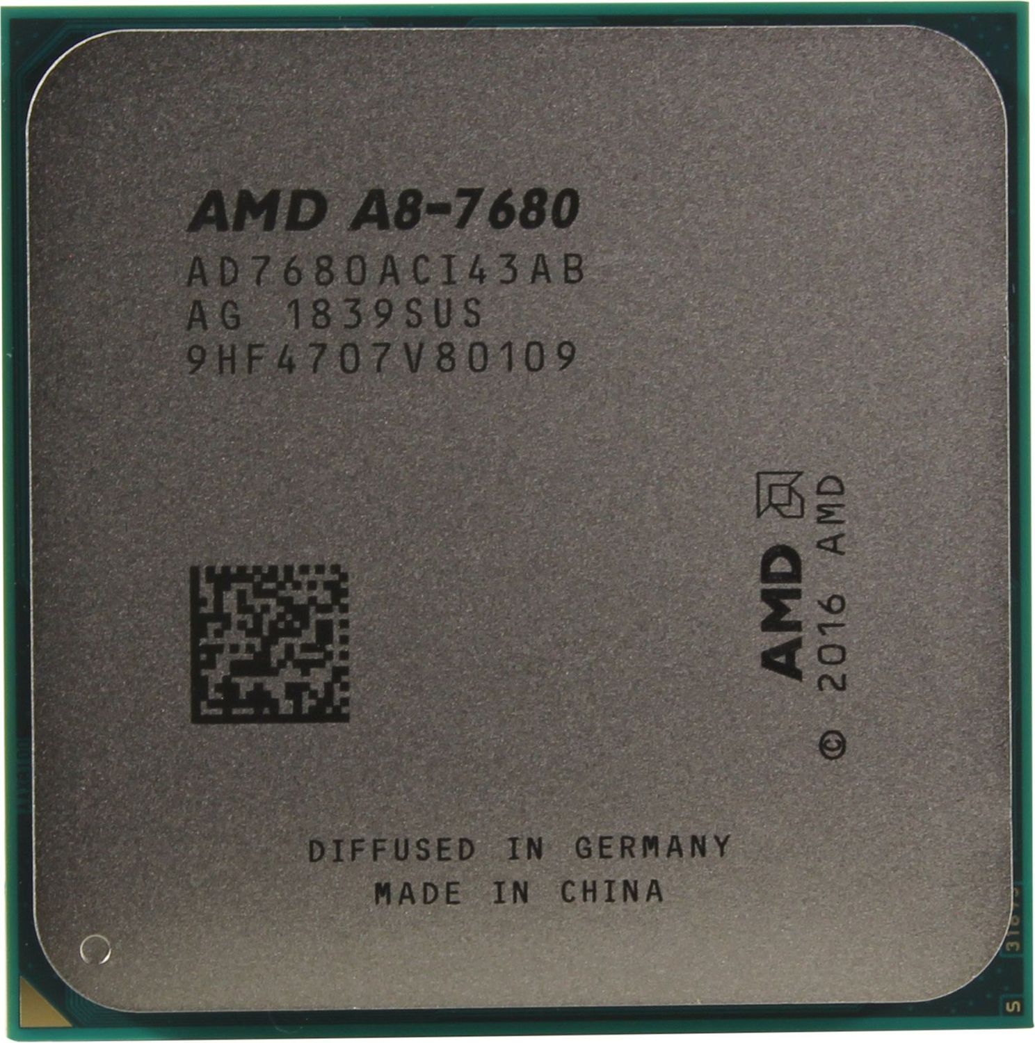 Процессор AMD A8 7680 FM2+ AD7680ACI43AB OEM процессор amd a8 7500 kaveri fm2 4 x 3300 мгц oem