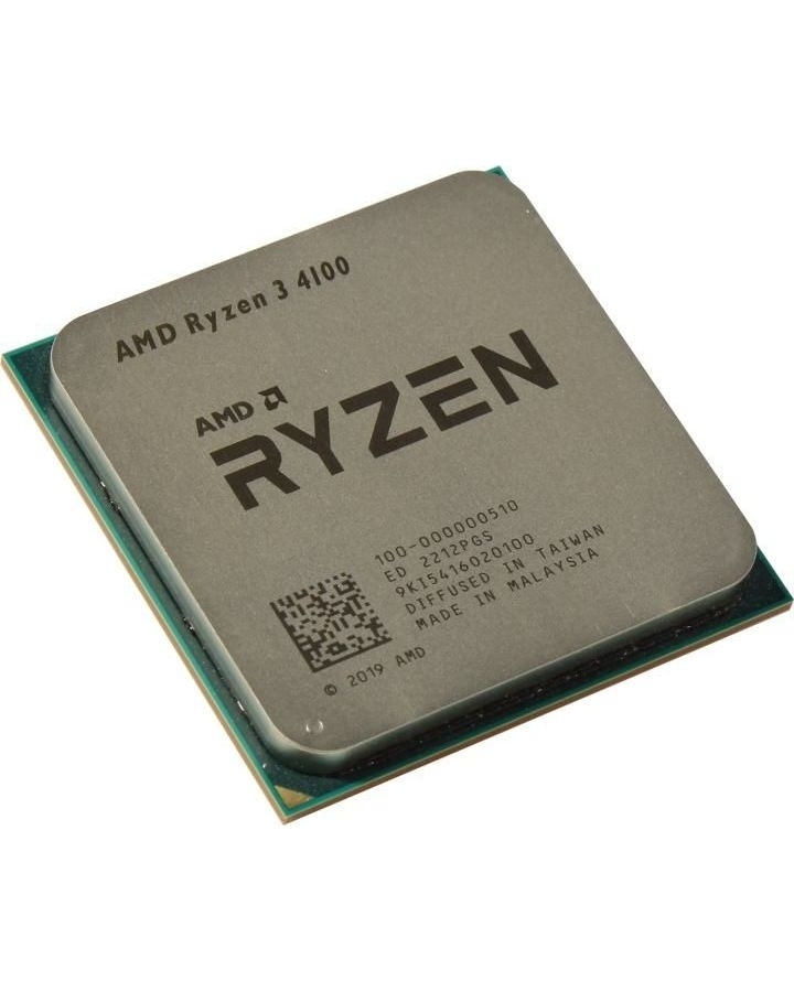 Процессор AMD Ryzen 3 4100 (100-000000510) процессор amd ryzen 3 4100 100 000000510 zen 2 4c 8t 3 8 4 0ghz am4 l3 4mb 7nm tdp 65w tray