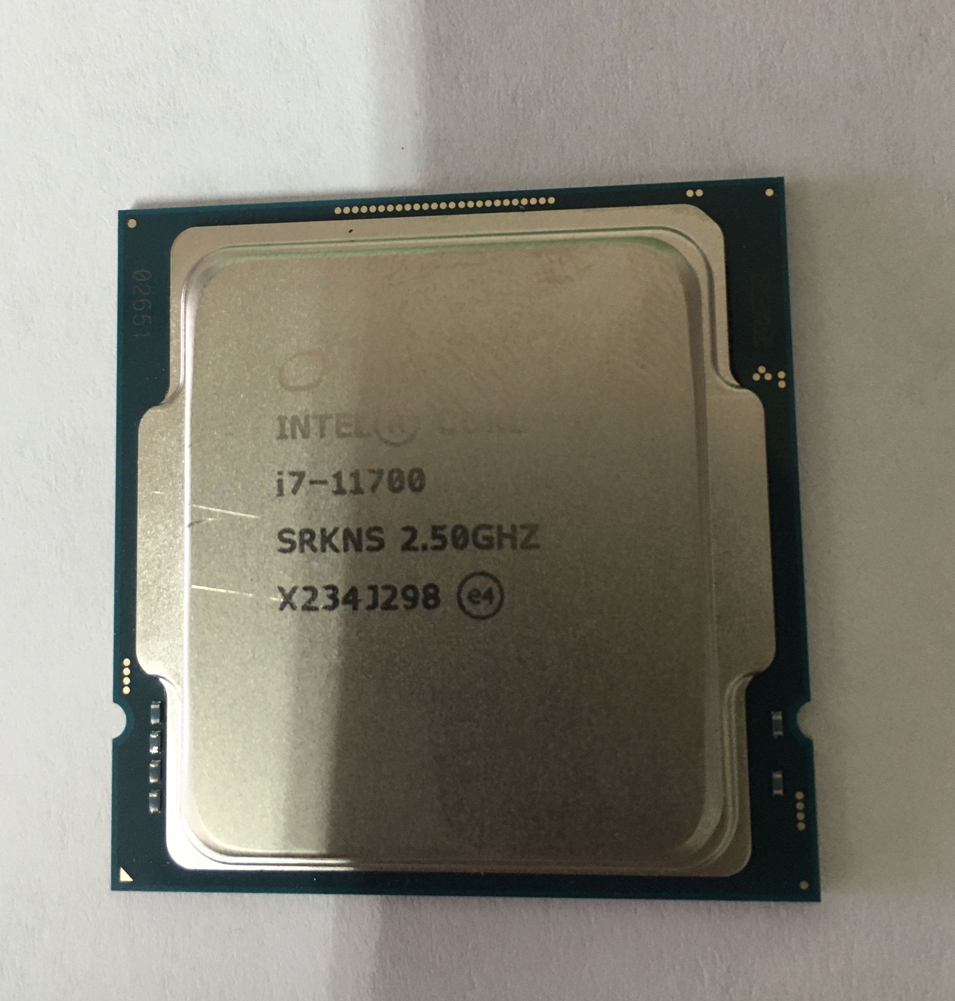 Процессор Intel Core i7 11700 S1200 OEM (CM8070804491214 S RKNS) хорошее состояние - фото 3