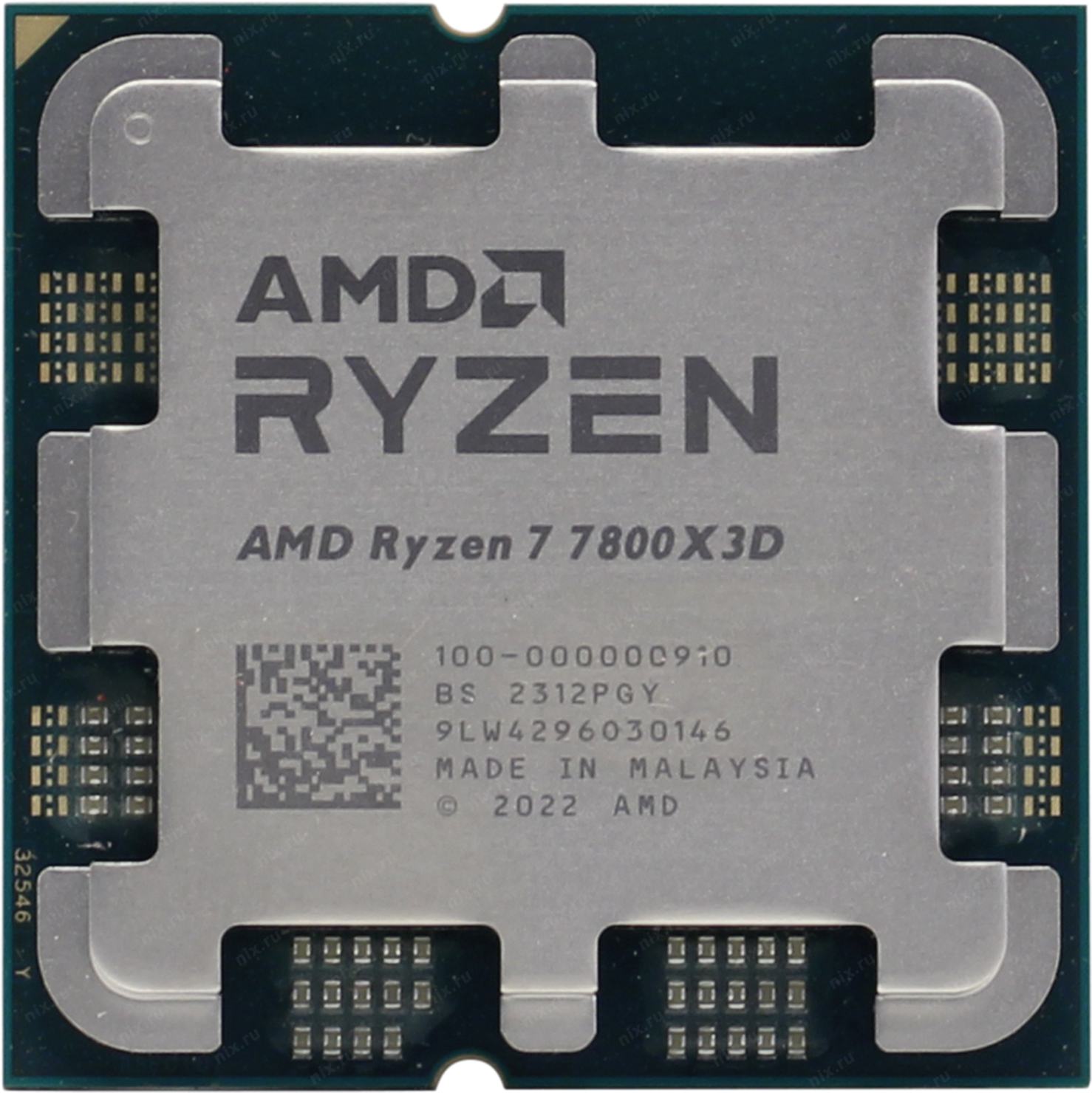 Процессор AMD Ryzen 7 7800X3D AM5 tray (100-000000910) телефон gd32f307rct6 внешний аккумулятор 120 мгц флэш память кб озу 96 кб