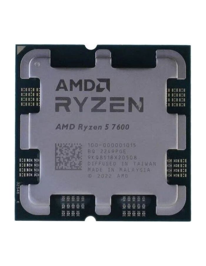 Процессор AMD RYZEN 5 7600 OEM (100-000001015) процессор amd процессор amd ryzen 5 pro 3350ge oem