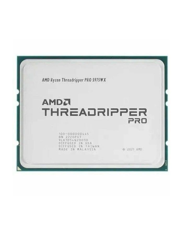 Процессор AMD RYZEN Threadripper PRO 5975WX OEM (100-000000445) процессор amd ryzen threadripper pro 3995wx swrx8 64 x 2700 мгц oem