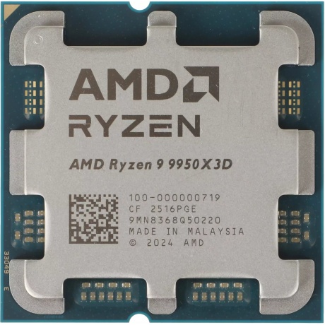 

Процессор AMD Ryzen 9 9950X3D AM5 tray 100-000000719