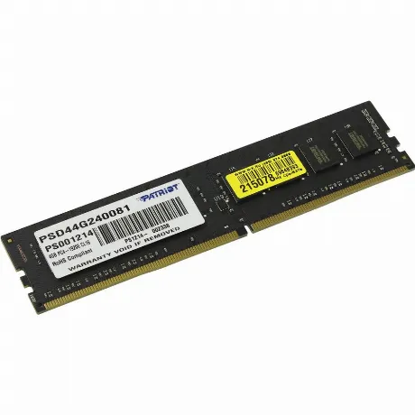 Память оперативная DDR4 Patriot 4Gb 2400MHz (PSD44G240081)