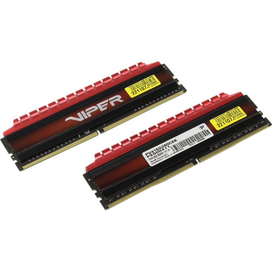 

Память оперативная DDR4 Patriot 2x8Gb 2800MHz (PV416G280C6K)