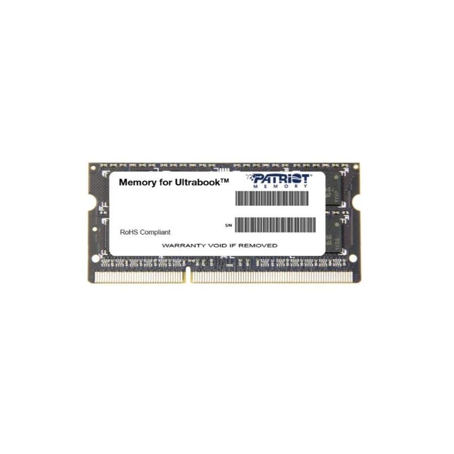 Память SO-DIMM DDR3 Patriot 4Gb 1600MHz (PSD34G1600L2S)