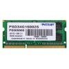 Память SO-DIMM DDR3 Patriot 4Gb 1600MHz (PSD34G16002S)