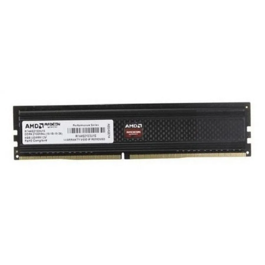 Память оперативная DDR4 AMD 4Gb 2133MHz (R744G2133U1S-UO) - фото 2