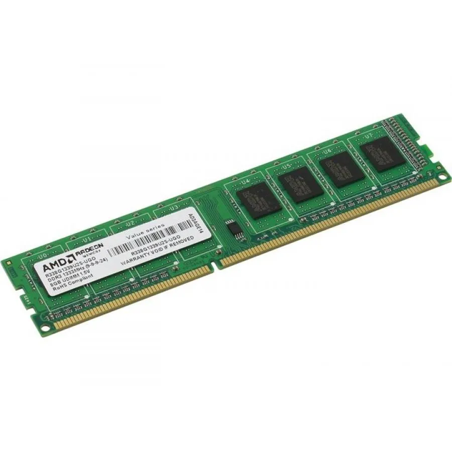 Память оперативная DDR3 AMD 8Gb 1333MHz (R338G1339U2S-UGO) - фото 2