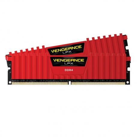 Память DDR4 Corsair 2x4Gb Vengeance LPX Red (CMK8GX4M2A2133C13R) - фото 1