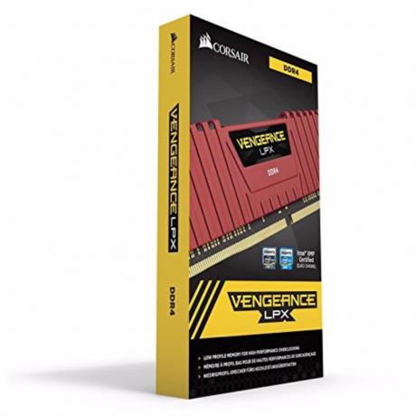 Память DDR4 Corsair 2x4Gb Vengeance LPX Red (CMK8GX4M2A2133C13R) - фото 3